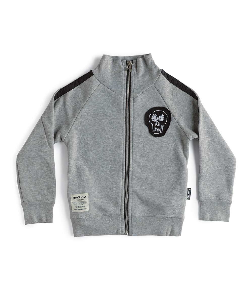 Nununu Sporty Zip Training Jacket - Heather Grey