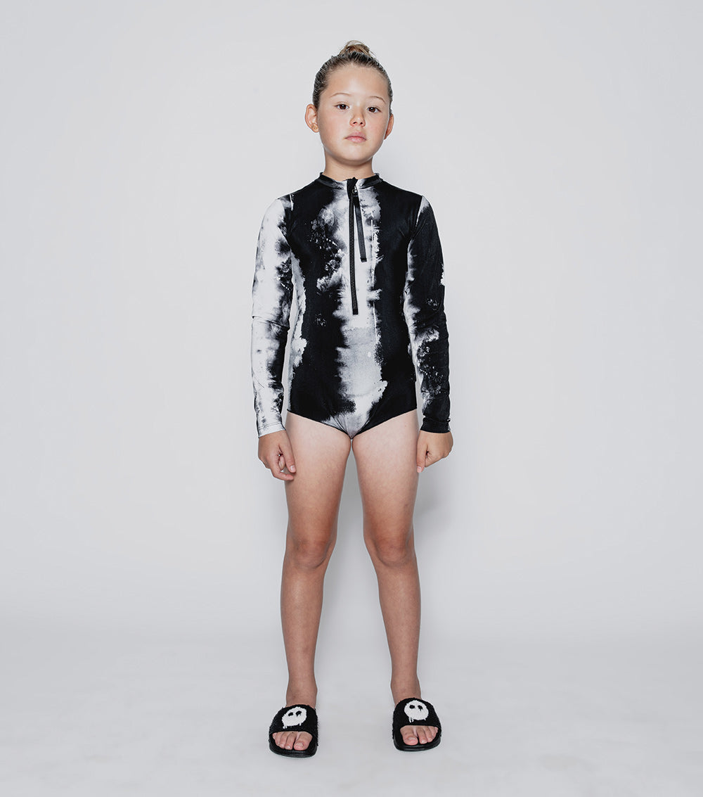 Nununu Long Sleeved Tie-Dye Swimsuit - Tie Dye