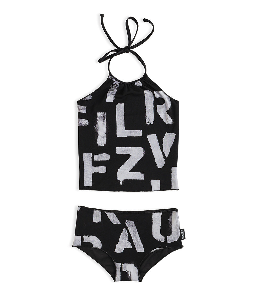 Nununu ABC Collared Bikini - Black