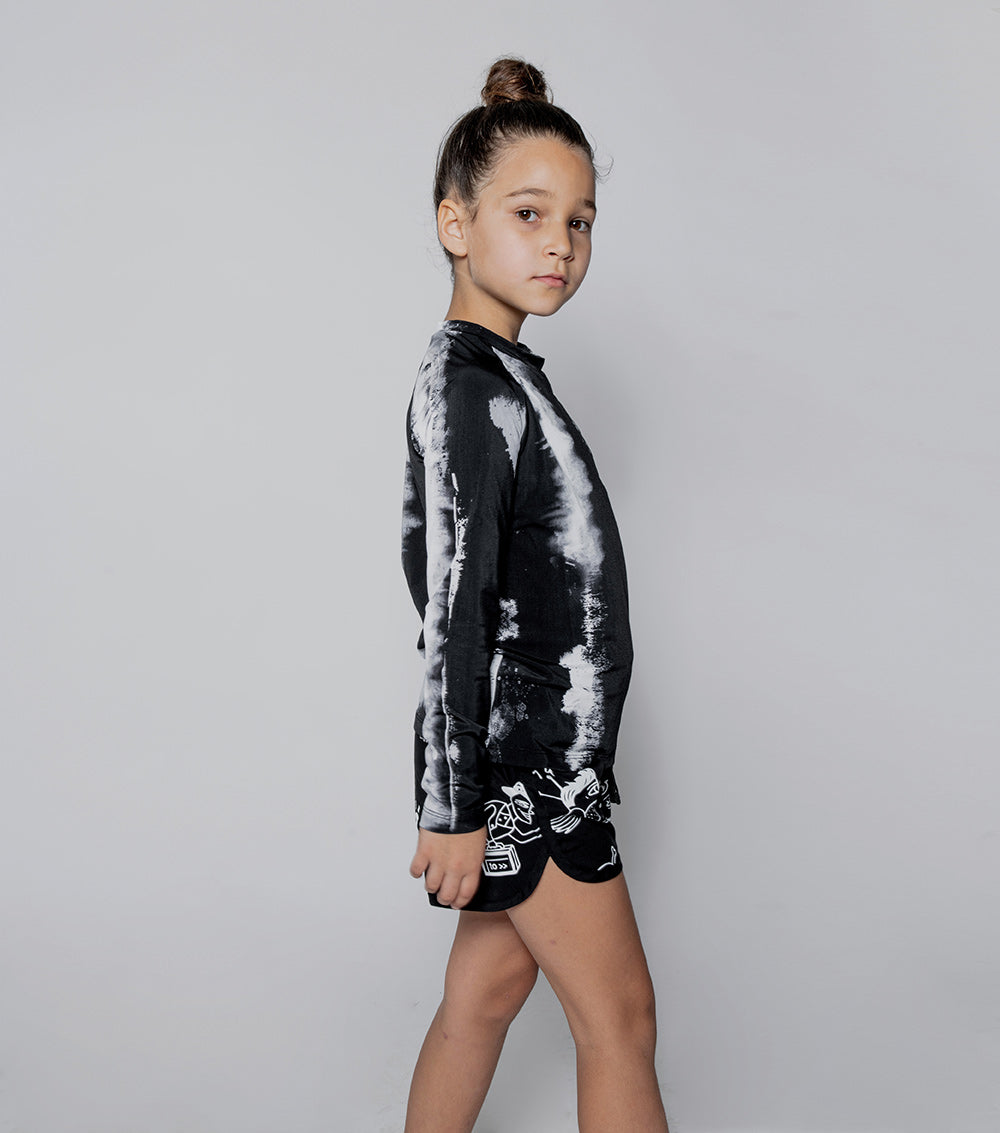 Nununu Long Sleeved Tie Dye Rashguard - Tie Dye