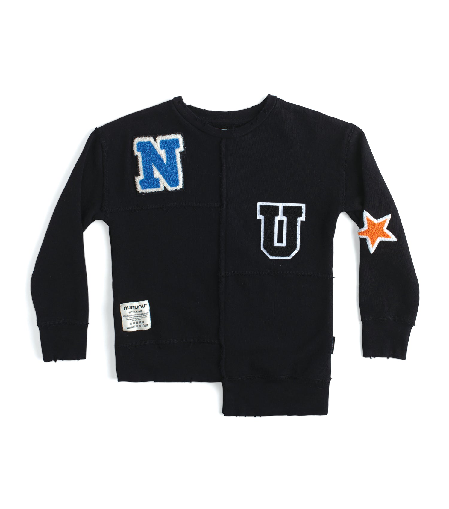 Nununu Unbalanced Nu Sweatshirt - Black