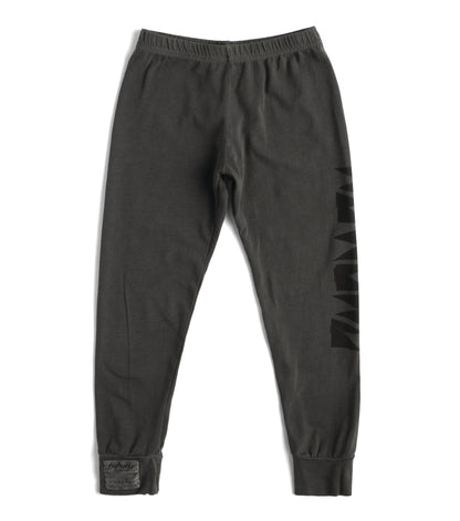 Nununu Logo Leggings - Dyed Graphite