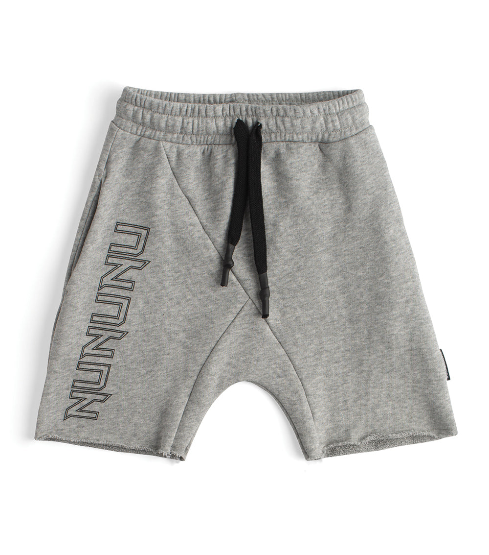 Nununu Rock-Nu-Roll Sweat Shorts - Heather Grey