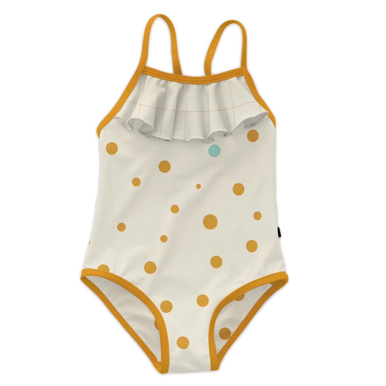 Oeuf Ruffle One Piece - Daisy/white