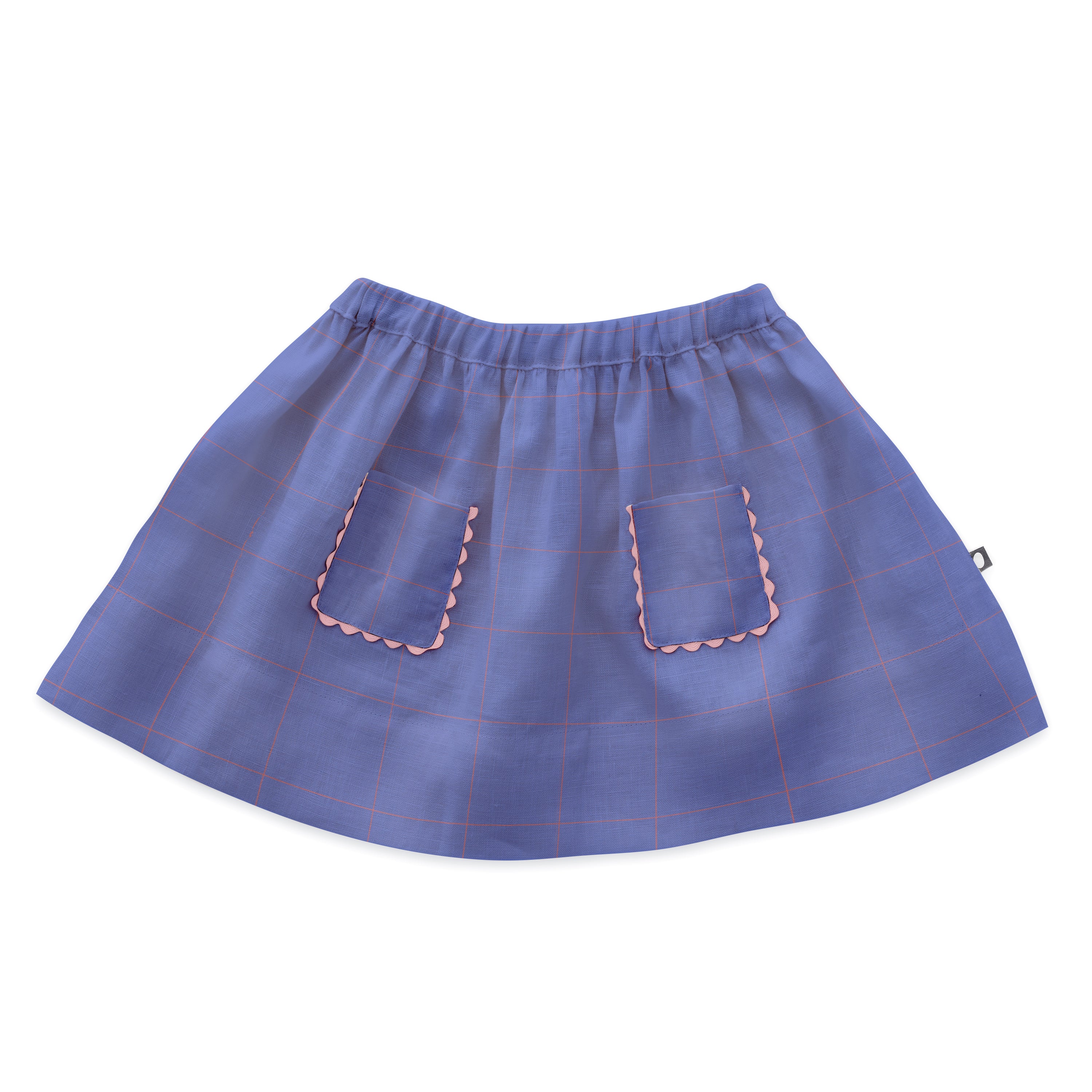 Oeuf Skirt - Iris/Checks