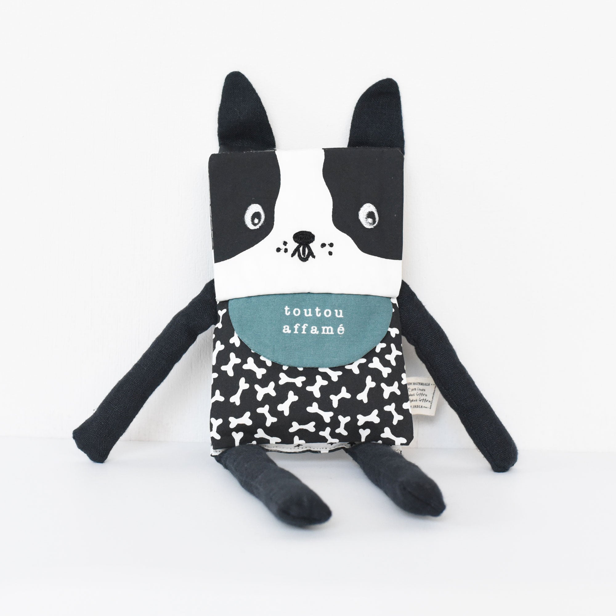 Wee Gallery Organic Dog Flippy Friend - French Edition