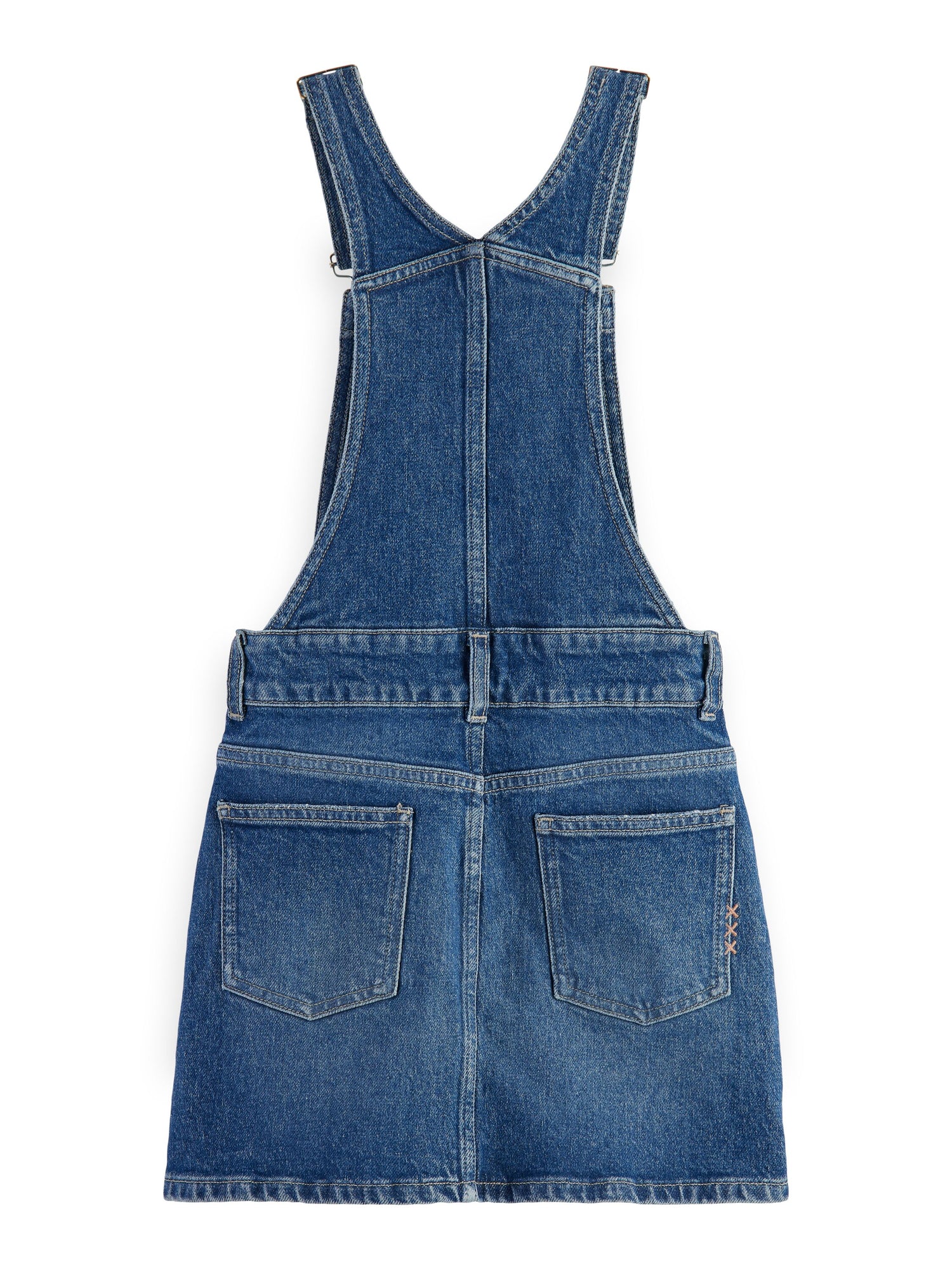 Scotch &amp; Soda Washed Denim Dungaree Dress - Windcatch