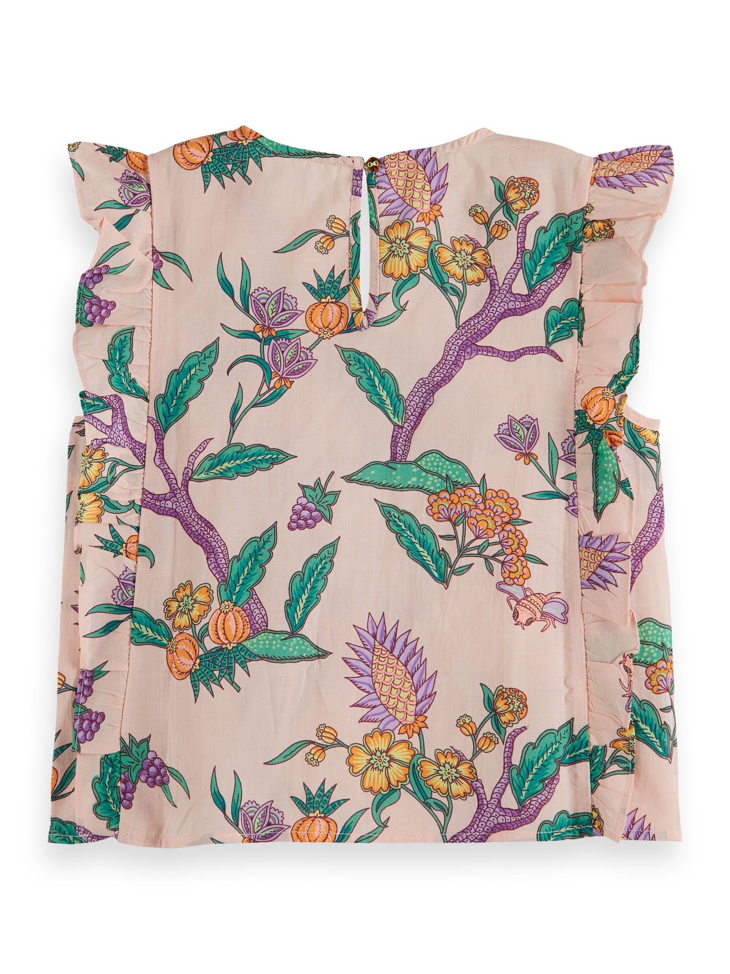 Scotch &amp; Soda All-Print Sleeveless Ruffle Top - Flower Garden