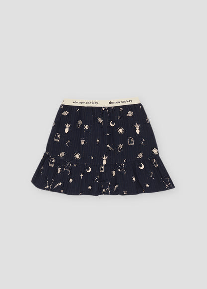 The New Society Paola Skirt - Cosmos Print