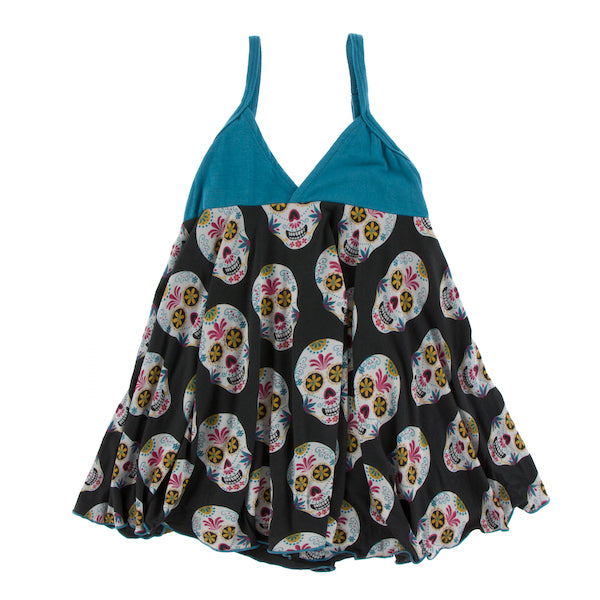 Kickee Pants Print Cancun Spaghetti Strap Dress - Dia De Los Muertos