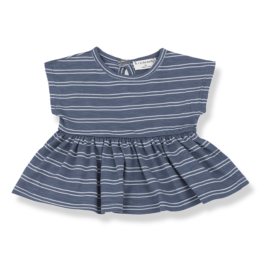 1+ In The Family Petra Top - Indigo/White