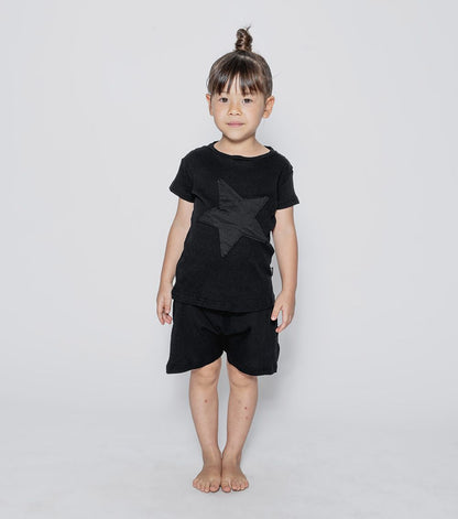 Nununu Star Patch Loungewear - Black