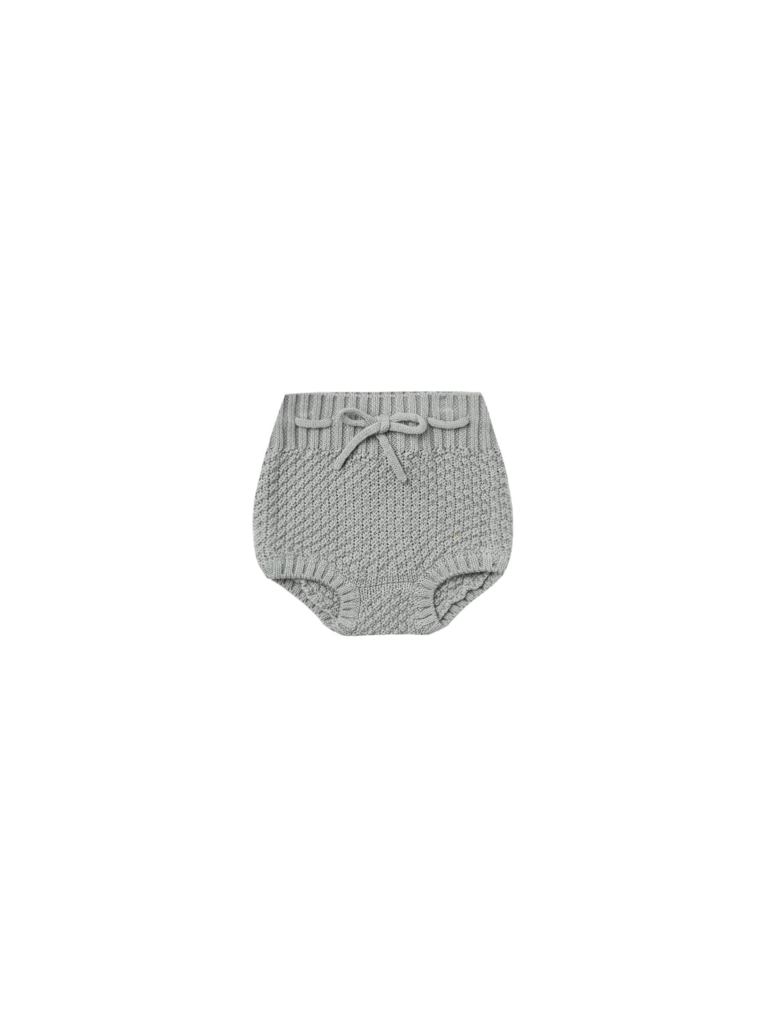 Quincy Mae Knit Tie Bloomer - Dusty Blue