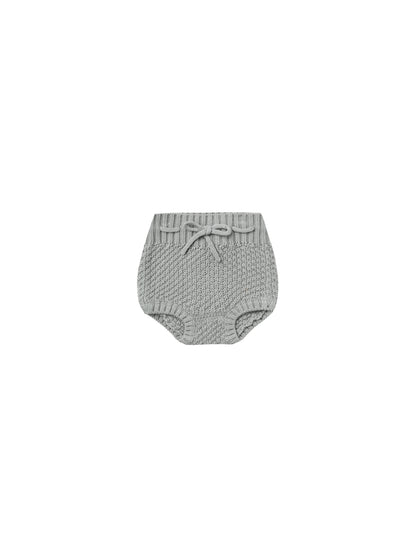 Quincy Mae Knit Tie Bloomer - Dusty Blue