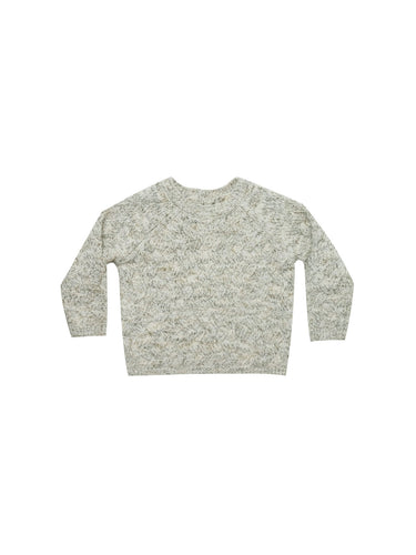 Quincy Mae Cozy Heathered Knit Sweater - Fern