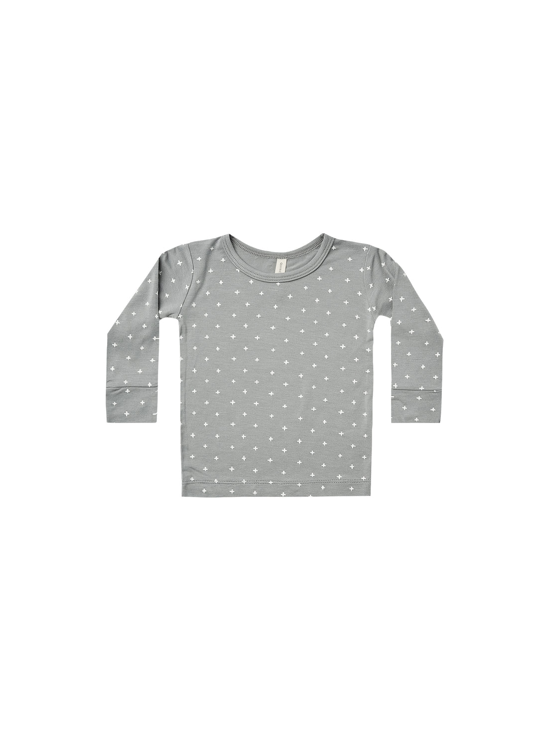 Quincy Mae Bamboo Longsleeve Tee - Criss Cross