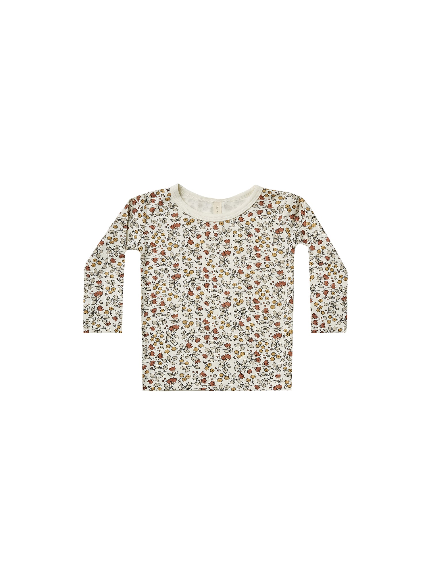 Quincy Mae Bamboo Longsleeve Tee - Fleur