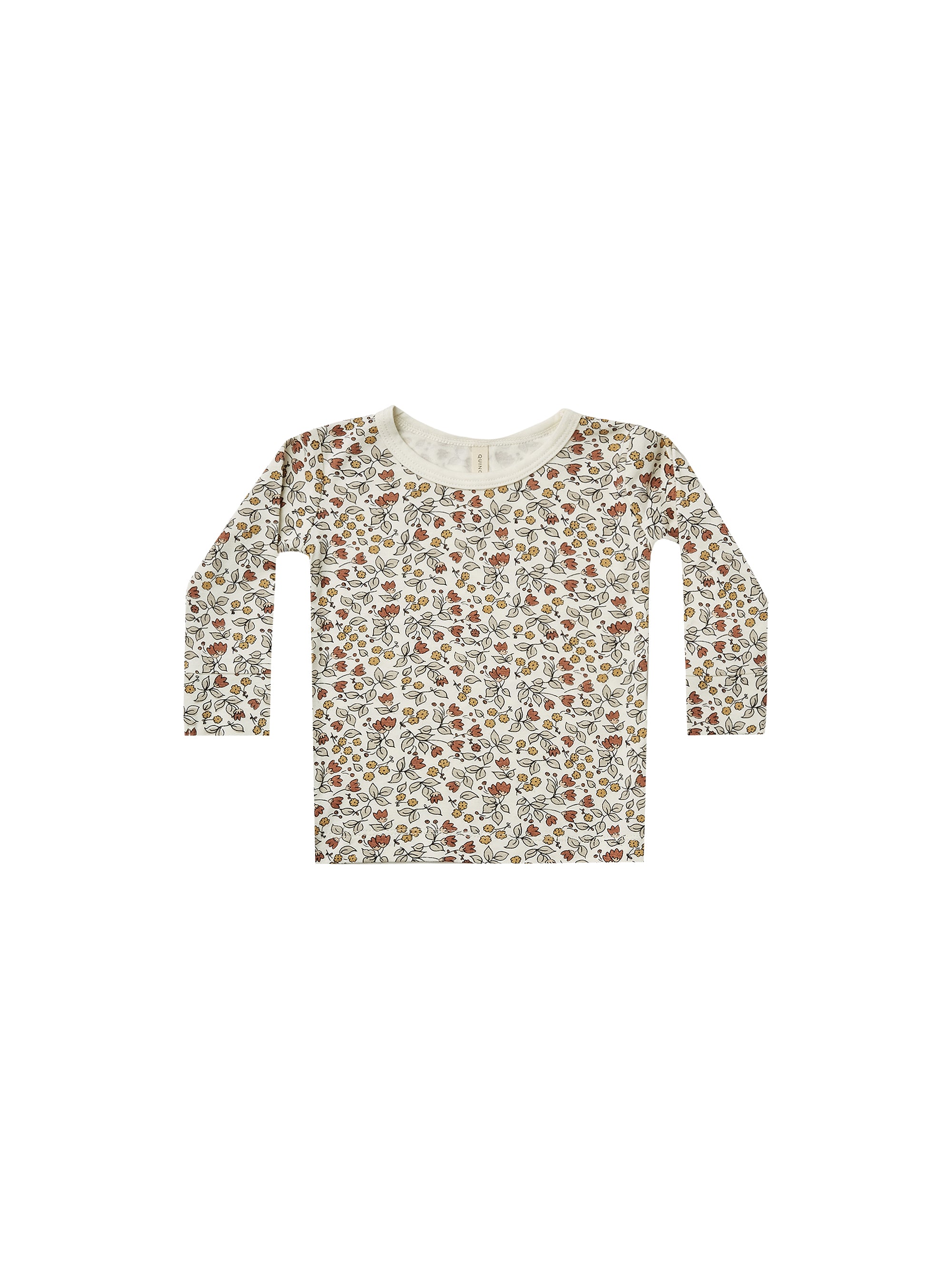 Quincy Mae Bamboo Longsleeve Tee - Fleur