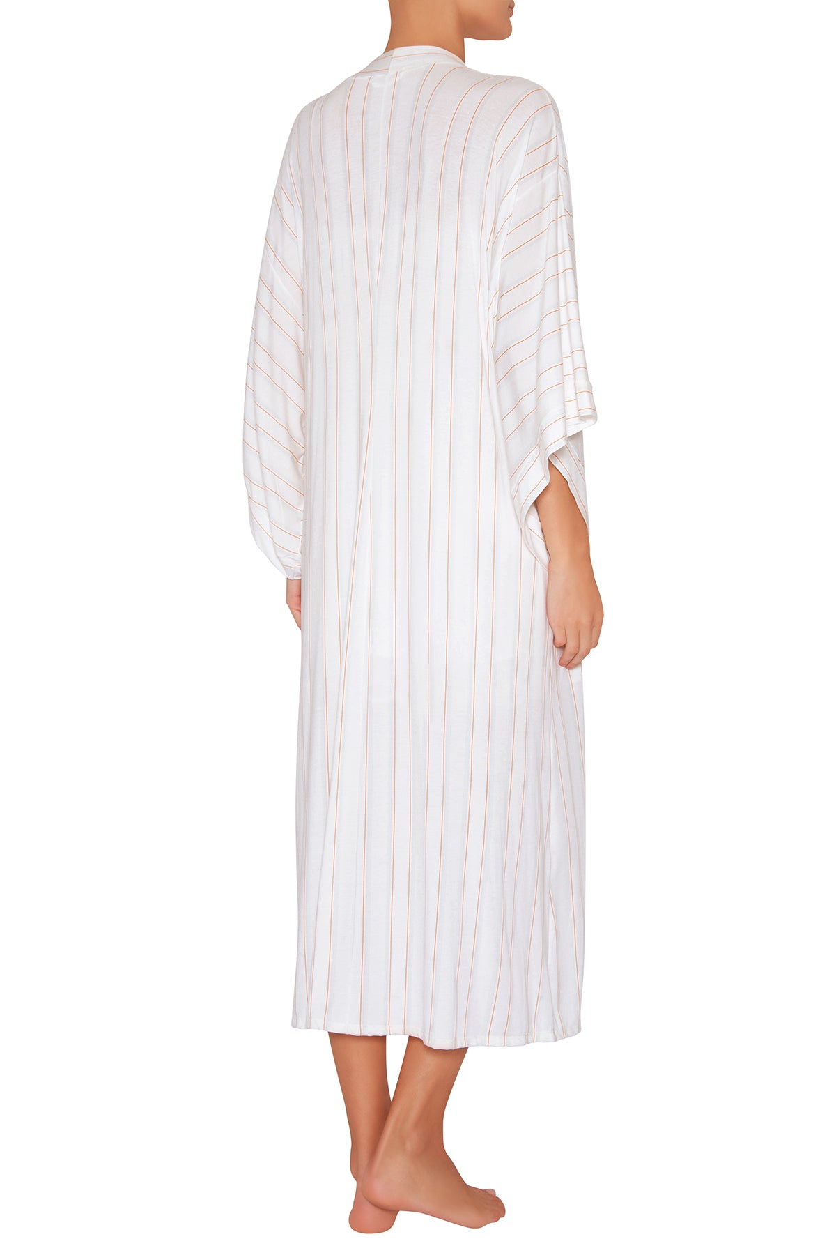 Eberjey Summer Stripes Parlor Robe - Multi