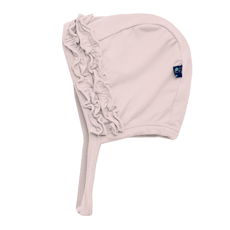 Kickee Pants Ruffle Bonnet - Macaroon Mist