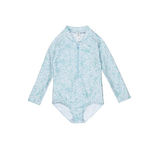 Huxbaby Daisy Zip Rashsuit - Swim Daisy Print