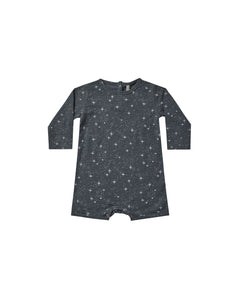 Rylee + Cru Longsleeve Dash Romper - Night Sky