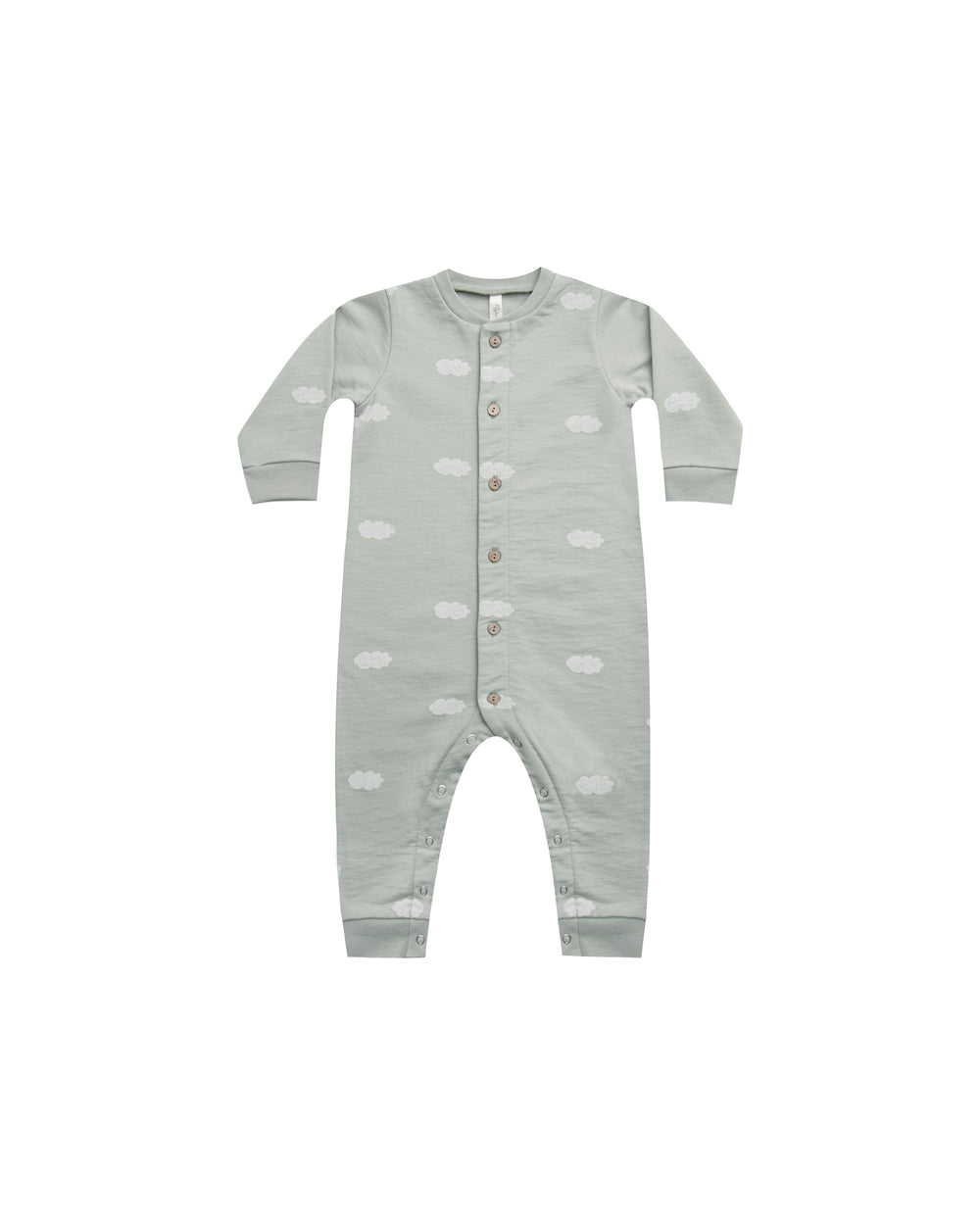 Rylee + Cru Button Down Jumpsuit - Clouds