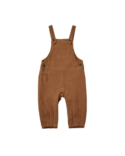 Rylee + Cru Baby Overalls - Rust