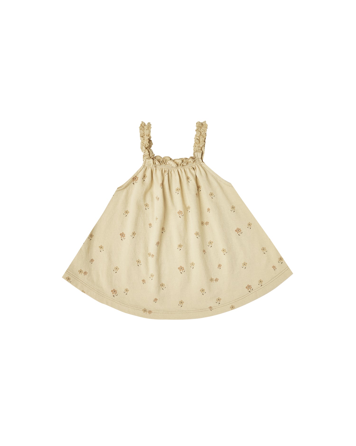 Rylee + Cru Baby Little Flower Swing Top - Butter