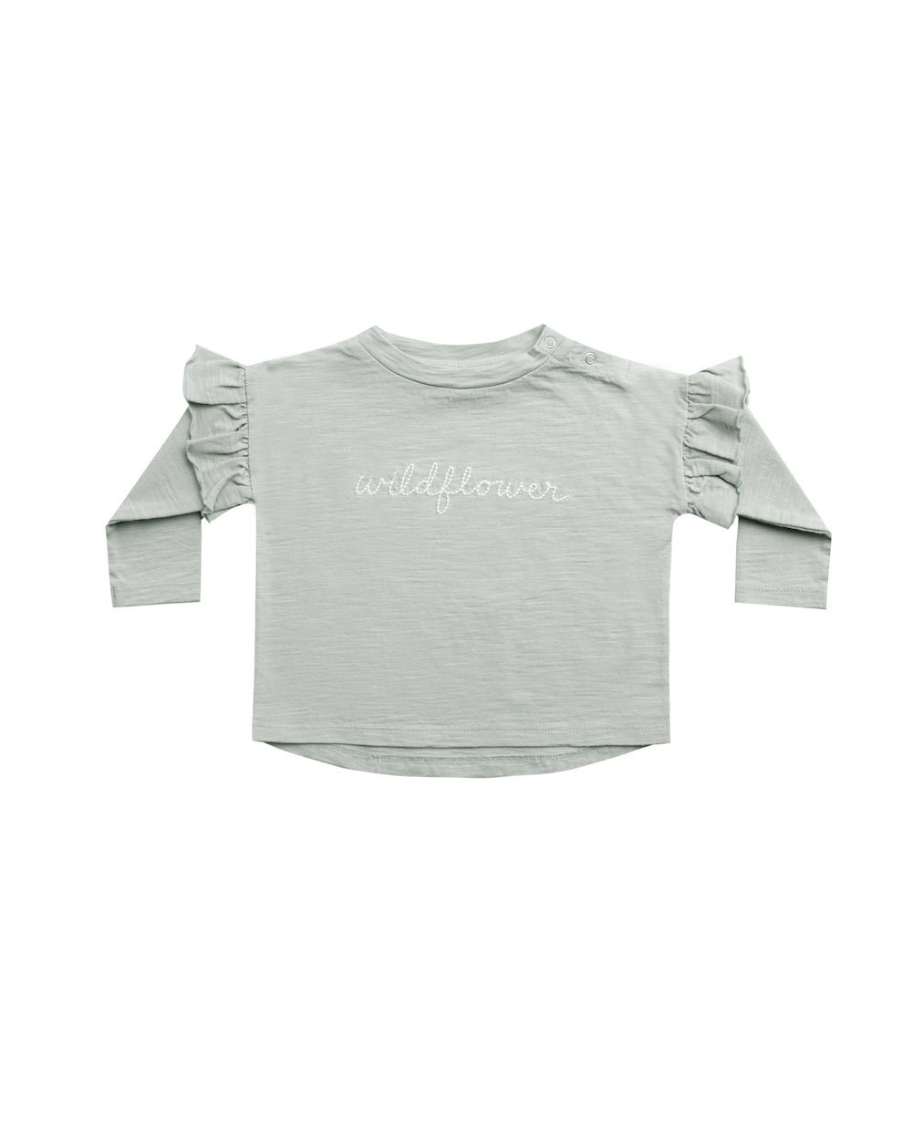 Rylee + Cru Ruffle Long sleeve Tee - Wildflower