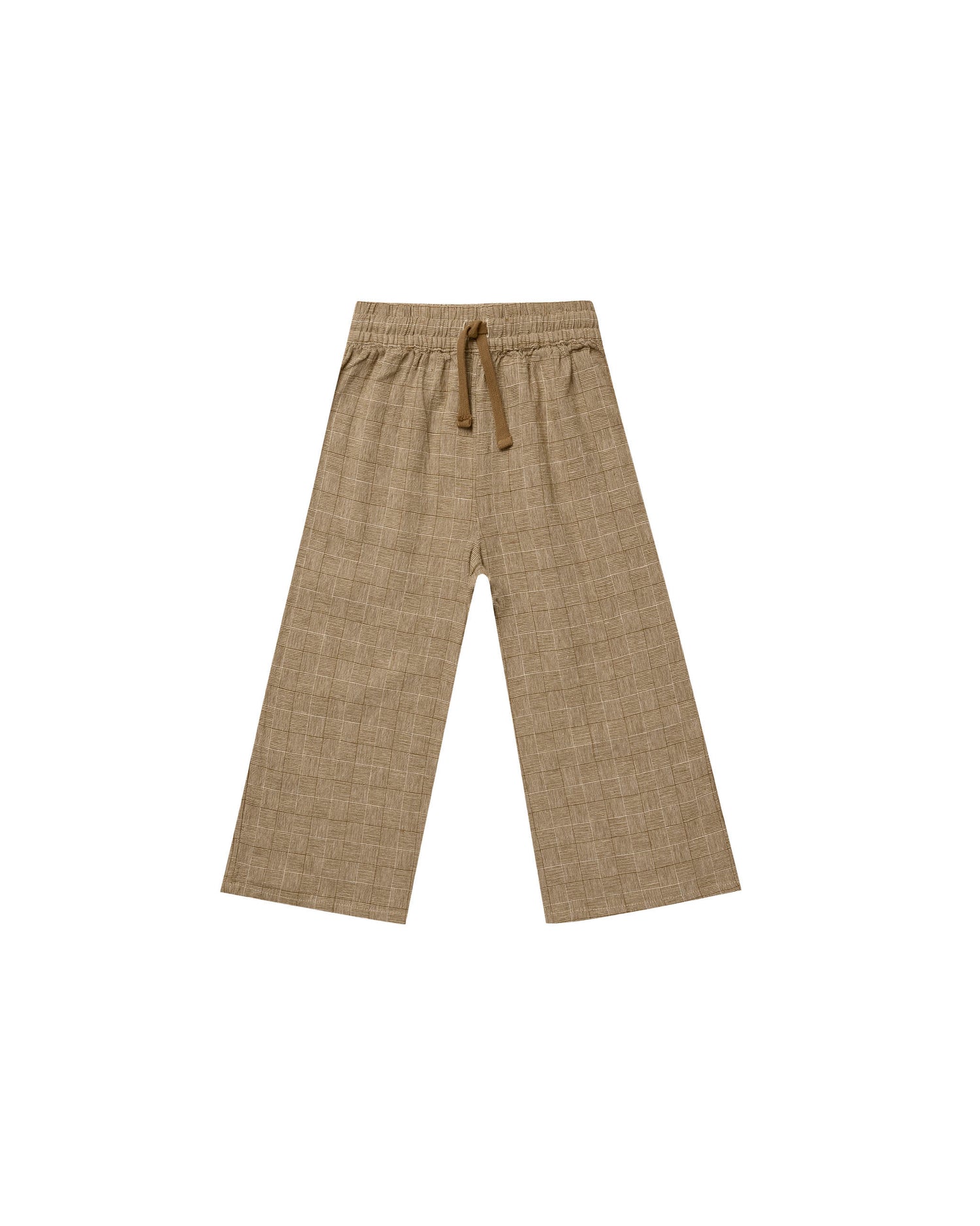 Rylee + Cru Wide Leg Pant - Check