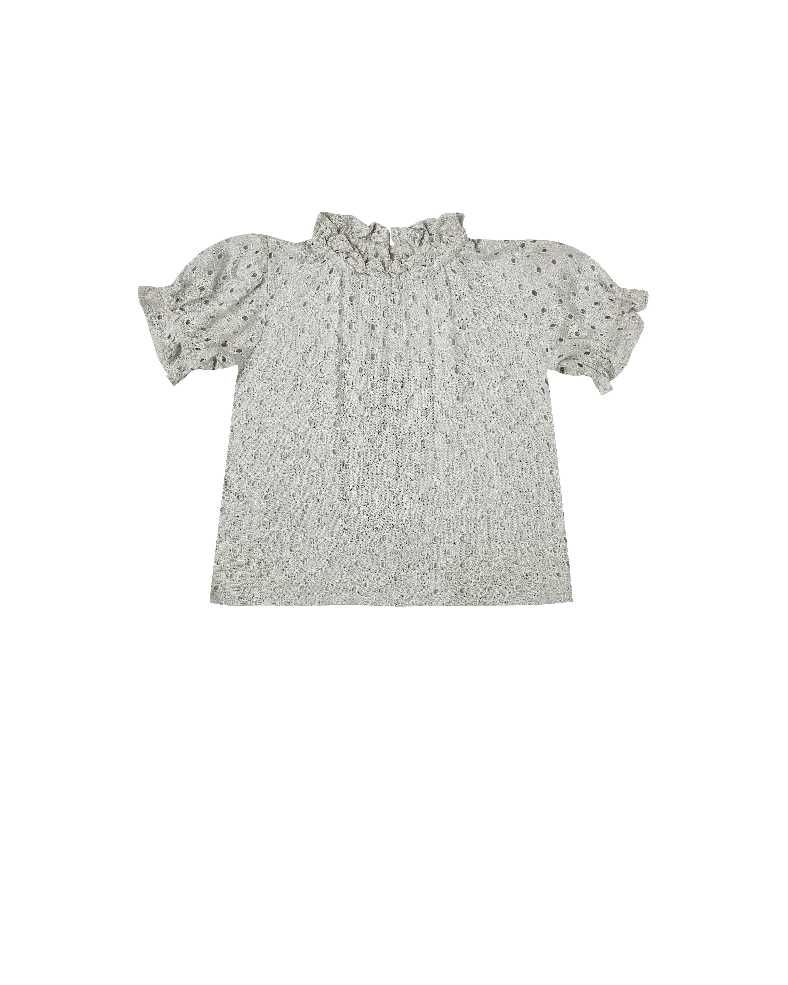 Rylee + Cru Stella Blouse - Blue Fog