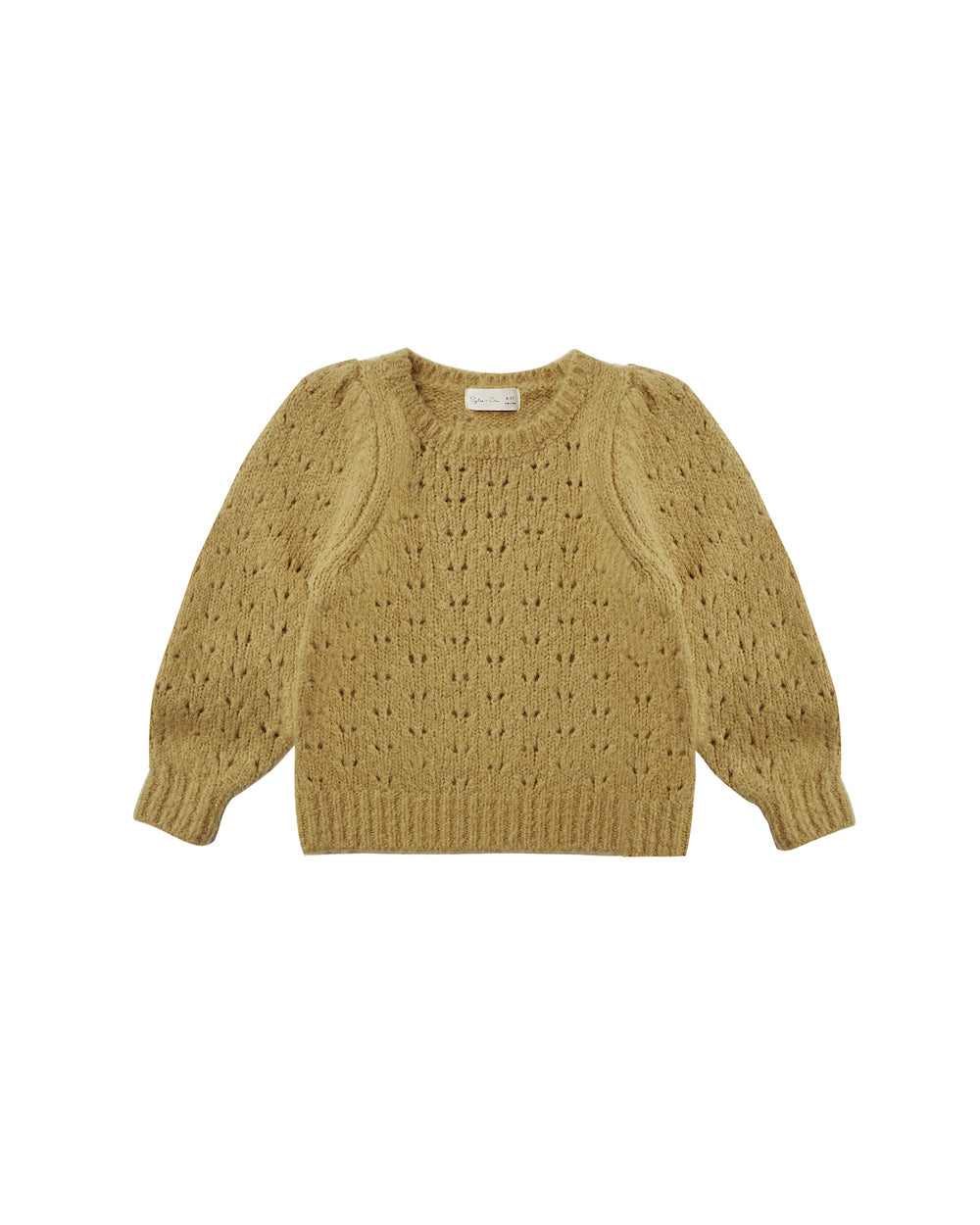 Rylee + Cru Balloon Sweater - Gold