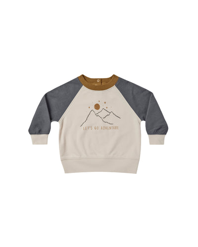 Rylee + Cru Raglan Sweatshirt - Let's Go Adventure