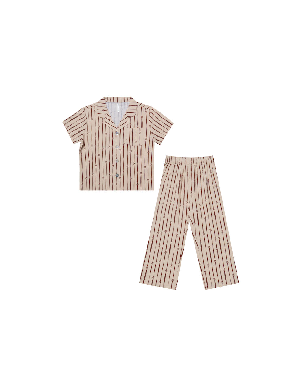 Rylee + Cru Organic Girls Bedtime Set - Ribbons + Bows