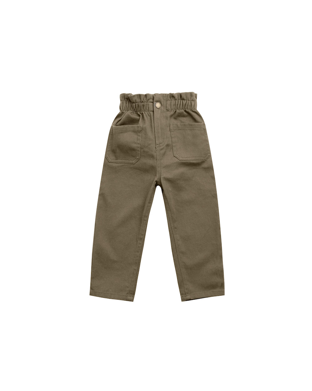 Rylee + Cru Paperbag Pant - Olive