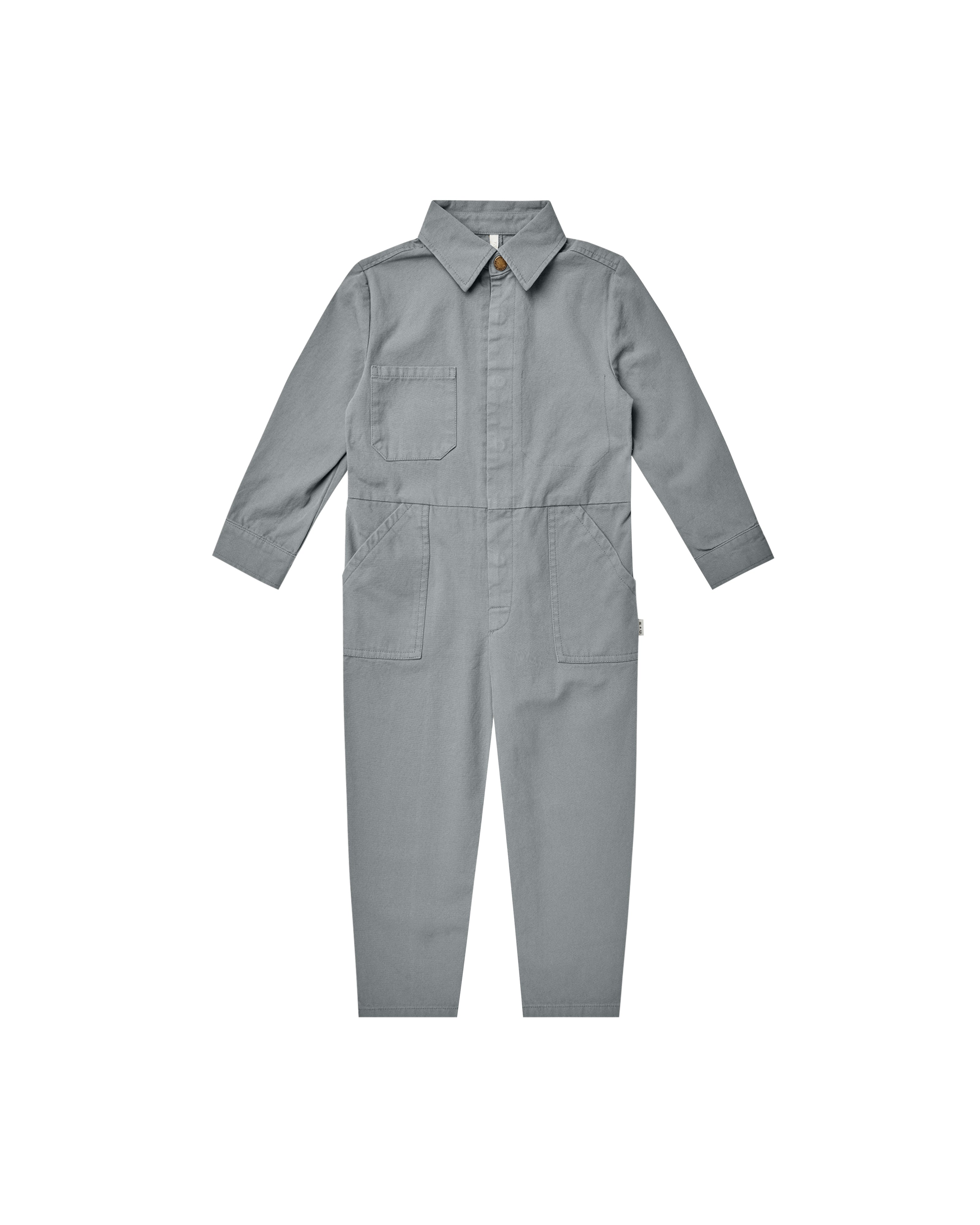 Rylee + Cru Snap Jumpsuit - Dusty Blue – Dreams of Cuteness