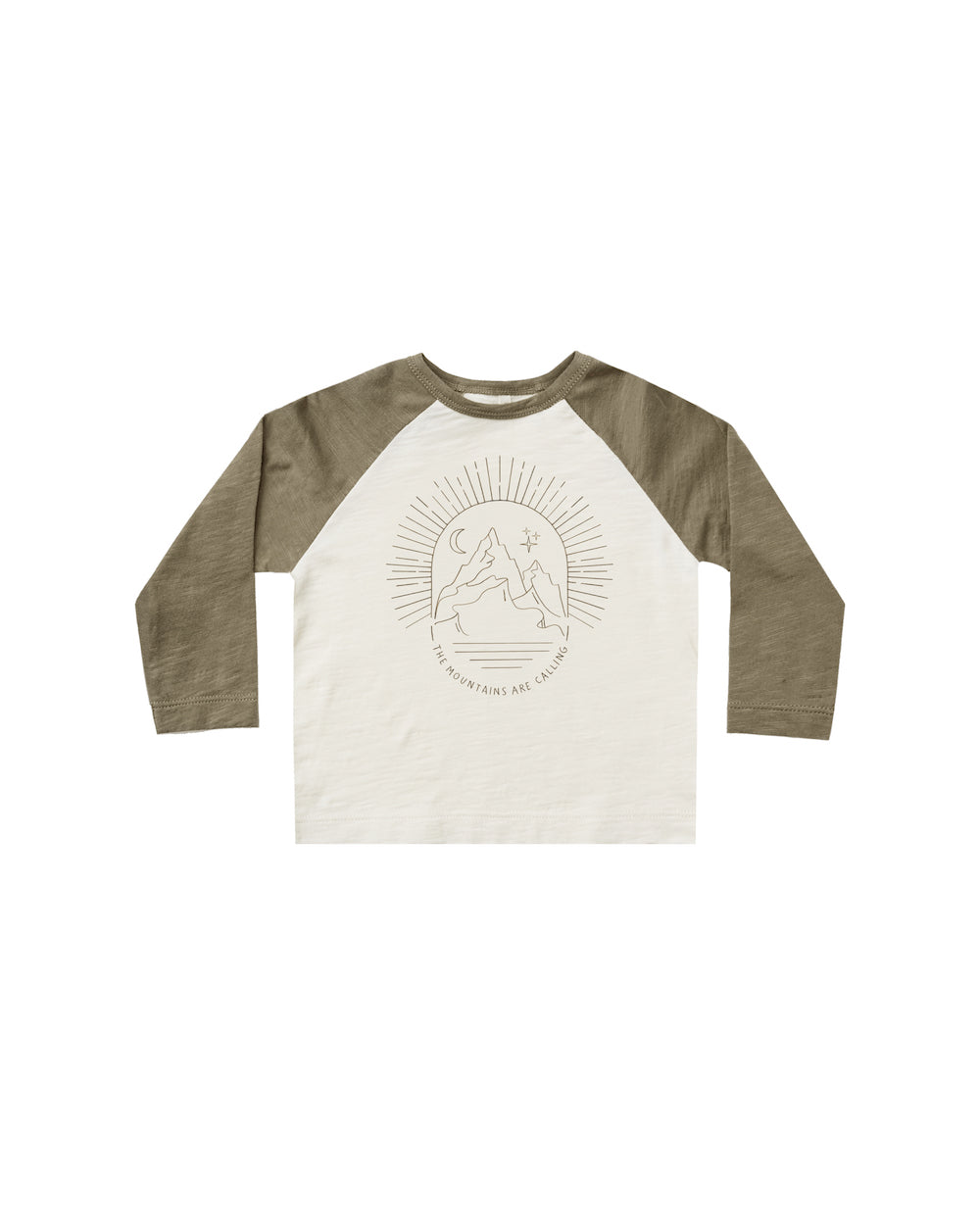 Rylee + Cru Raglan Tee - Olive