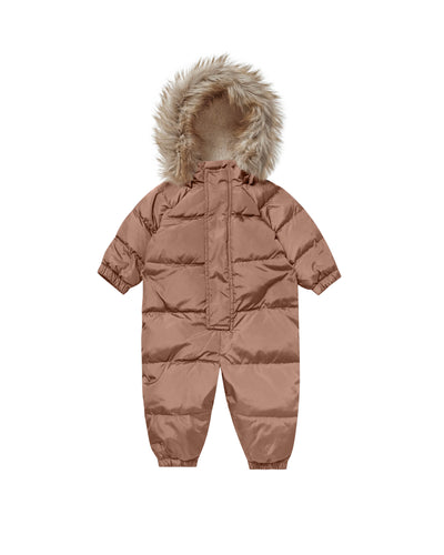 Rylee + Cru Puffer One-Piece - Mocha