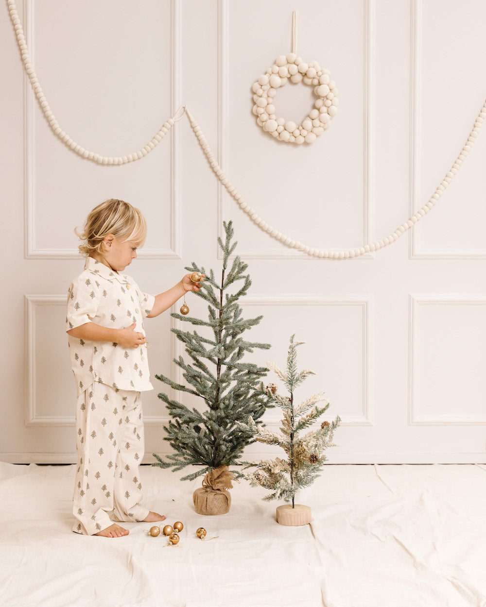 Rylee + Cru Organic Bedtime Set - Trees