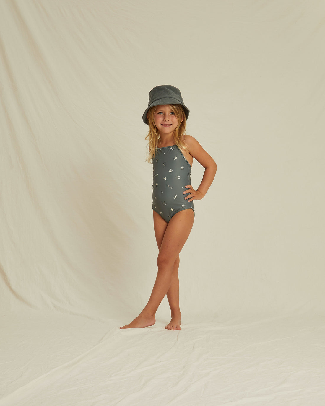 Rylee + Cru Sky One-Piece - Nautical