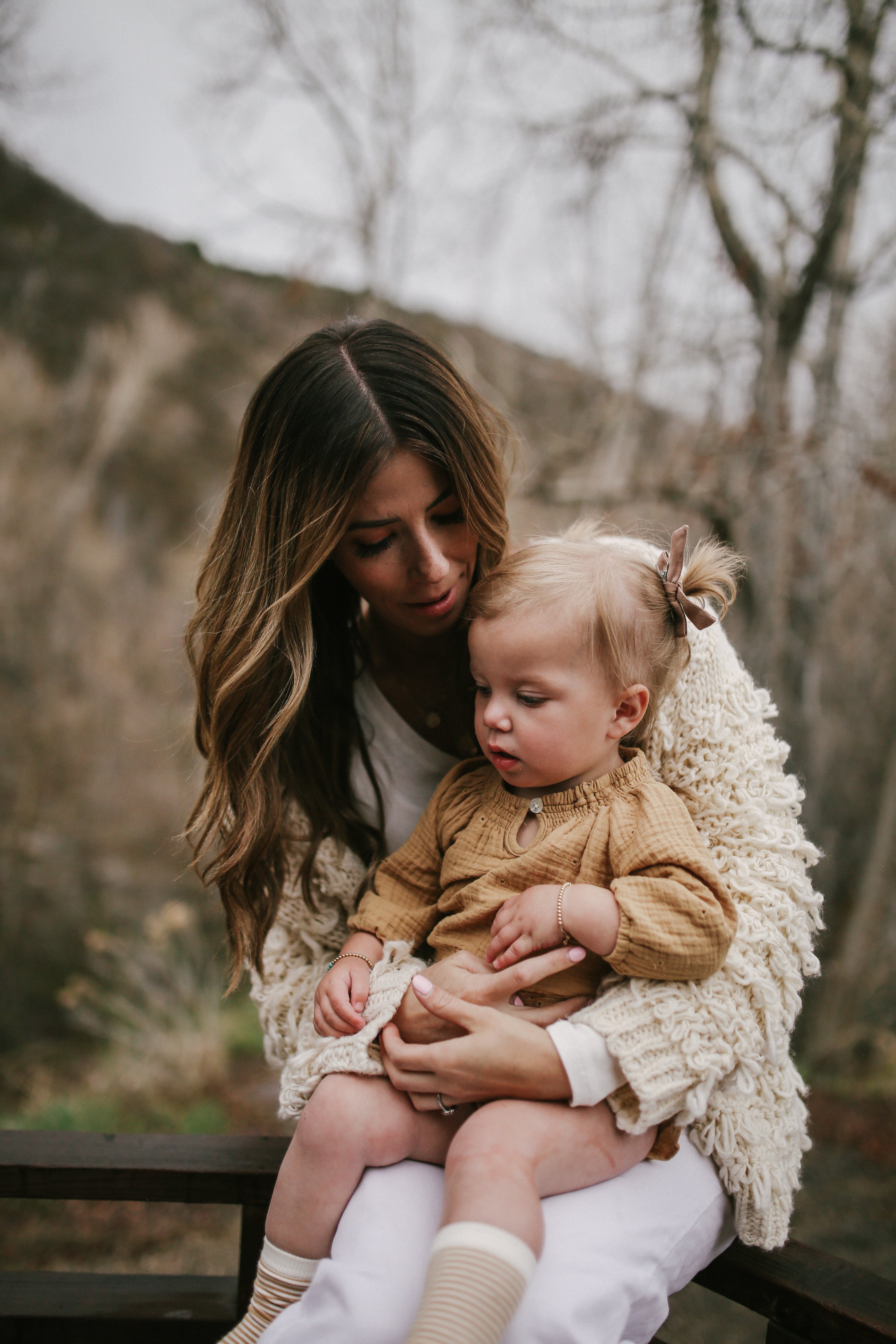 Rylee + Cru Eyelet Quincy Blouse - Honey