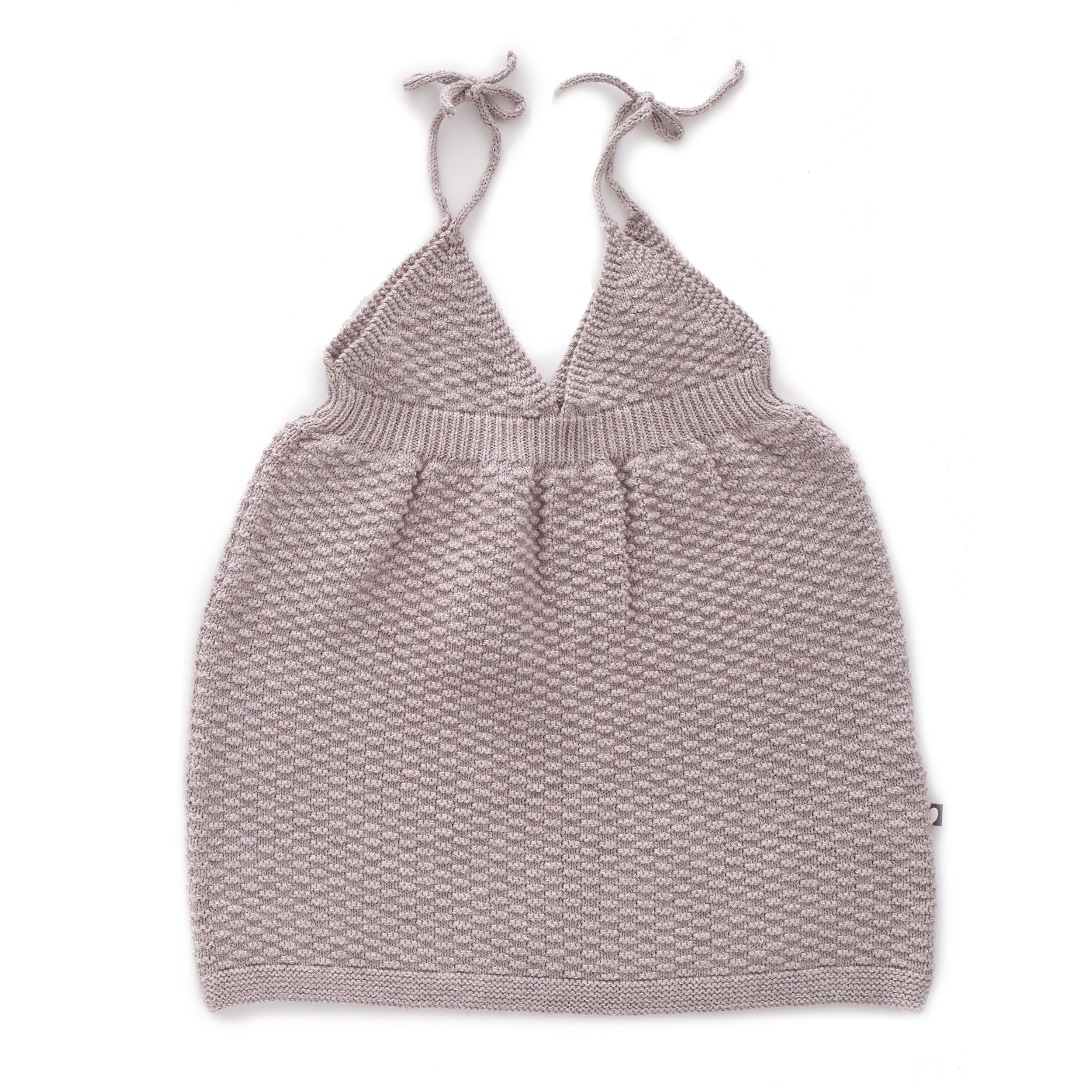 Oeuf Knit Dress - Light Grey