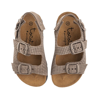 Tocoto Vintage Bio Yute Sandals - Brown