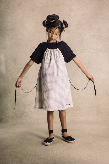 Little Creative Factory Tateyoko Apron Dress - Checked