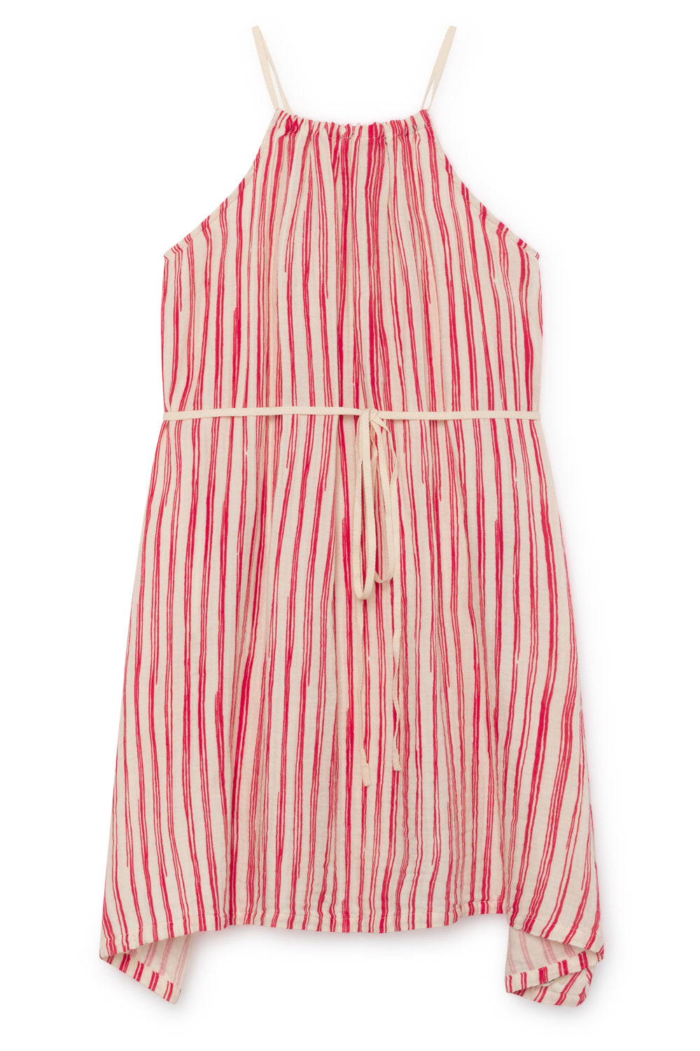 Little Creative Factory Apron Dress - Red Stripe