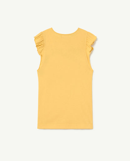 The Animals Observatory Fly Kids Dress - Yellow