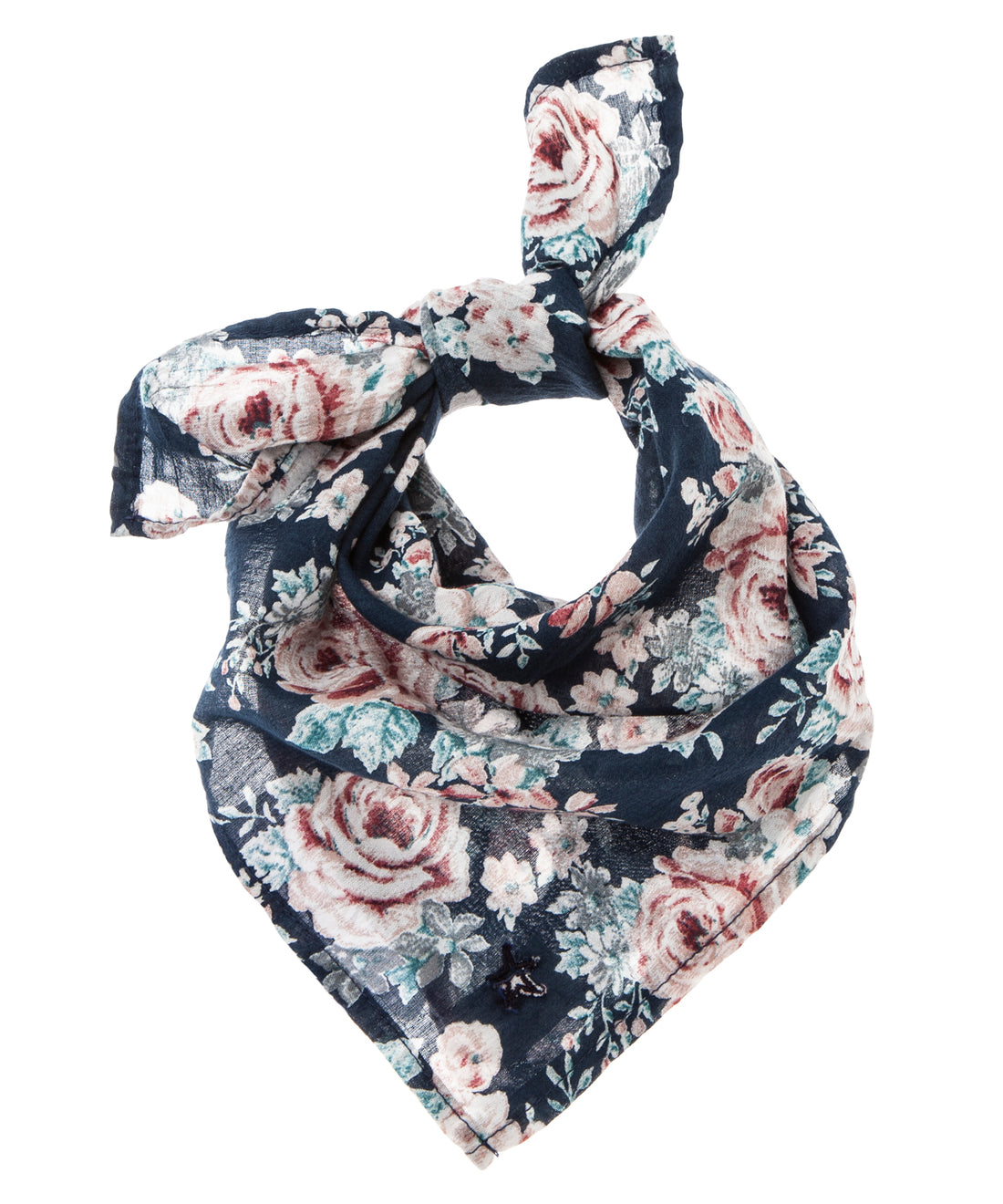 Tocoto Vintage Flower Bandana - Flowers