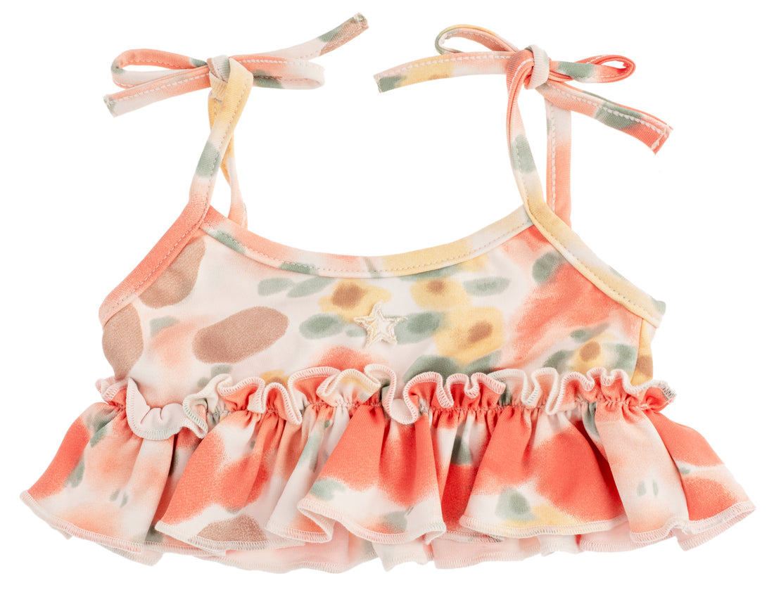 Tocoto Vintage Flower Swim Top - Baby