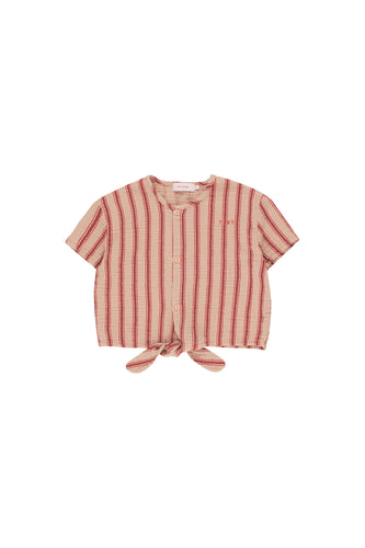 Tiny Cottons Retro Stripes Tie Front Top